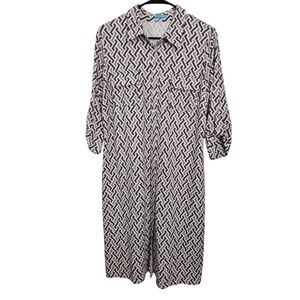 J McLaughlin Collared Button Front Dress